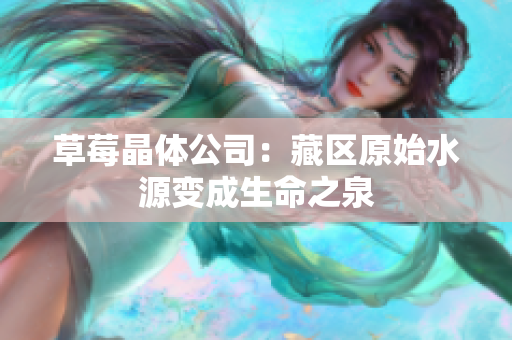草莓晶体公司：藏区原始水源变成生命之泉