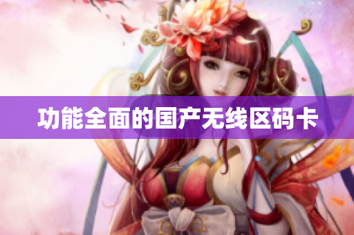 功能全面的国产无线区码卡