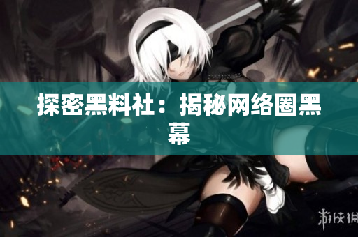探密黑料社：揭秘网络圈黑幕