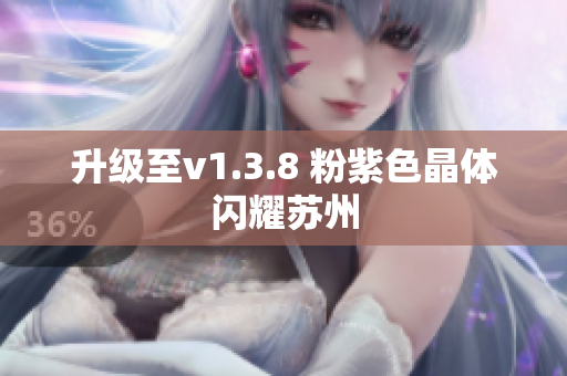 升级至v1.3.8 粉紫色晶体闪耀苏州