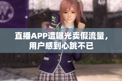 直播APP遭曝光卖假流量，用户感到心跳不已
