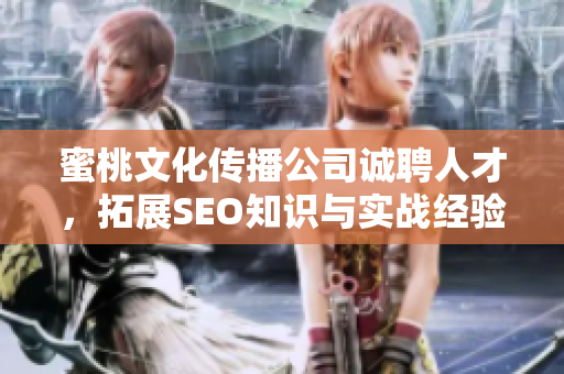 蜜桃文化传播公司诚聘人才，拓展SEO知识与实战经验