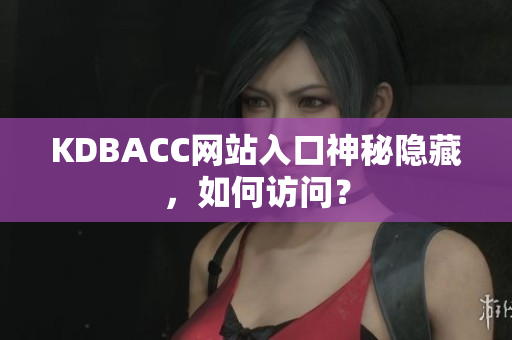 KDBACC网站入口神秘隐藏，如何访问？
