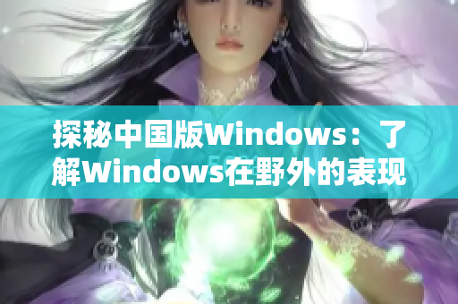探秘中国版Windows：了解Windows在野外的表现