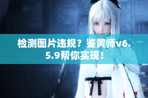 检测图片违规？鉴黄师v6.5.9帮你实现！