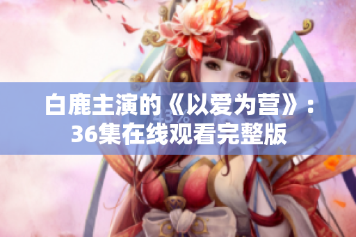 白鹿主演的《以爱为营》：36集在线观看完整版