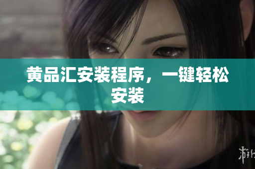 黄品汇安装程序，一键轻松安装
