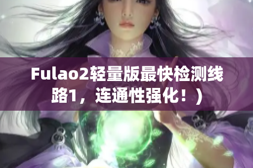 Fulao2轻量版最快检测线路1，连通性强化！)