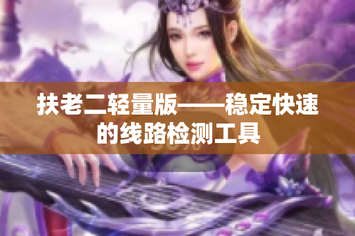 扶老二轻量版——稳定快速的线路检测工具