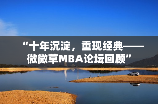 “十年沉淀，重现经典——微微草MBA论坛回顾”