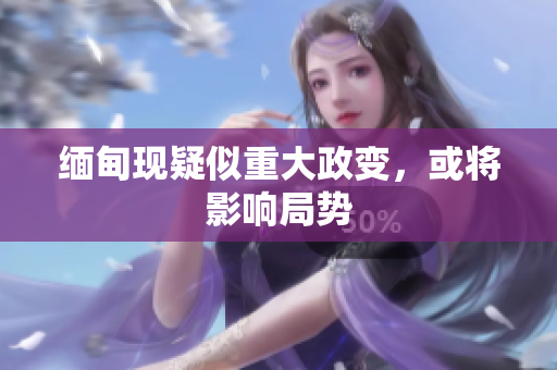缅甸现疑似重大政变，或将影响局势