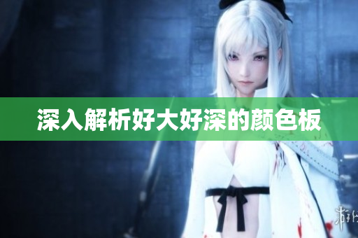 深入解析好大好深的颜色板