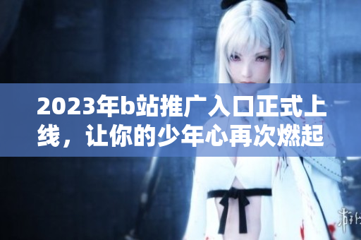 2023年b站推广入口正式上线，让你的少年心再次燃起
