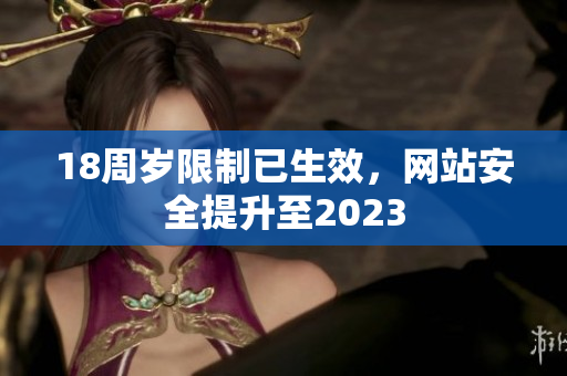 18周岁限制已生效，网站安全提升至2023