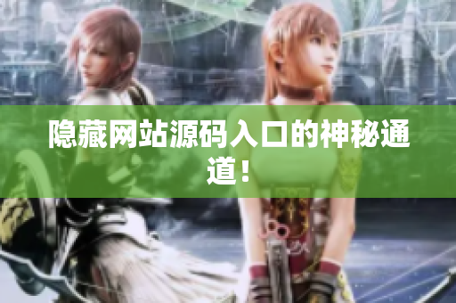 隐藏网站源码入口的神秘通道！