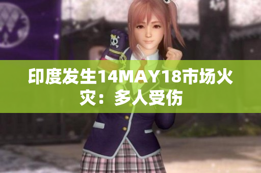 印度发生14MAY18市场火灾：多人受伤