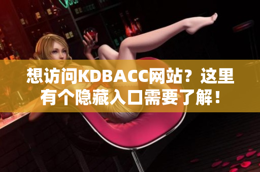 想访问KDBACC网站？这里有个隐藏入口需要了解！