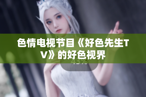 色情电视节目《好色先生TV》的好色视界