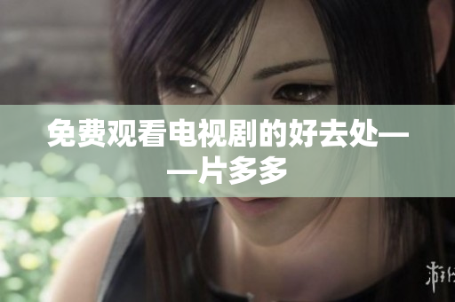 免费观看电视剧的好去处——片多多