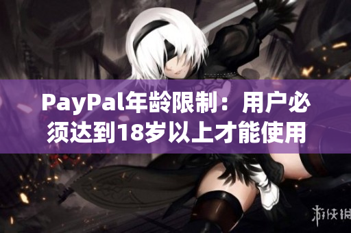 PayPal年龄限制：用户必须达到18岁以上才能使用