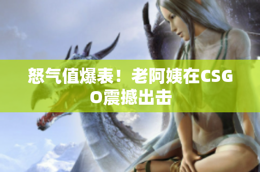 怒气值爆表！老阿姨在CSGO震撼出击