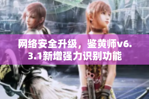 网络安全升级，鉴黄师v6.3.1新增强力识别功能
