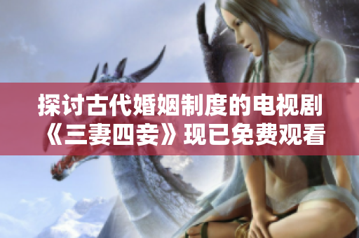 探讨古代婚姻制度的电视剧《三妻四妾》现已免费观看完整版高清上线