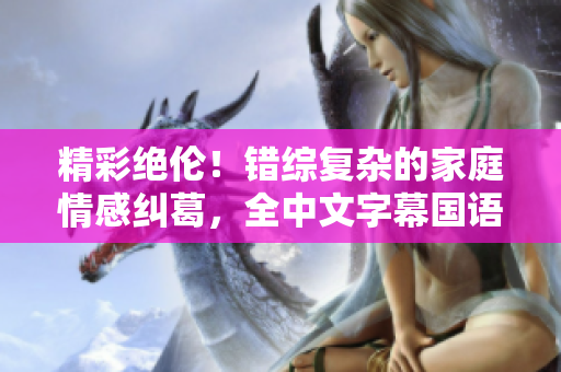 精彩绝伦！错综复杂的家庭情感纠葛，全中文字幕国语电视剧必看