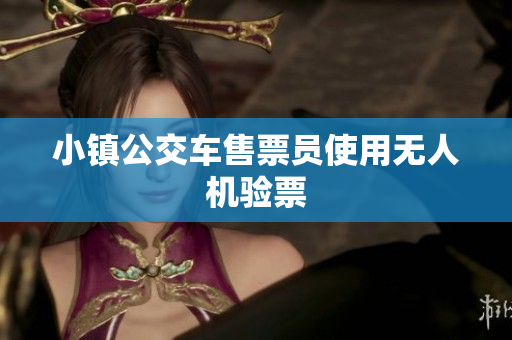 小镇公交车售票员使用无人机验票