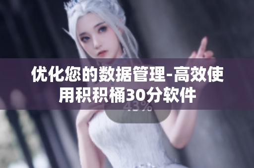 优化您的数据管理-高效使用积积桶30分软件