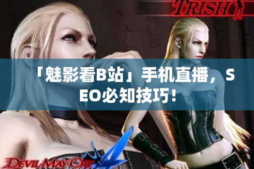 「魅影看B站」手机直播，SEO必知技巧！