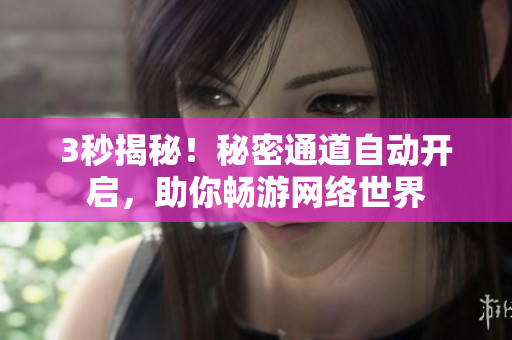 3秒揭秘！秘密通道自动开启，助你畅游网络世界