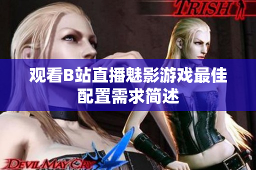 观看B站直播魅影游戏最佳配置需求简述