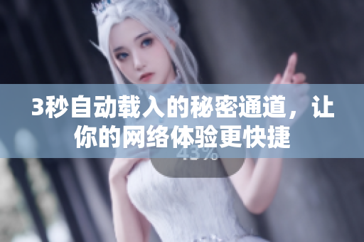 3秒自动载入的秘密通道，让你的网络体验更快捷