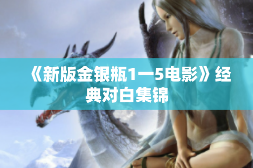 《新版金银瓶1一5电影》经典对白集锦